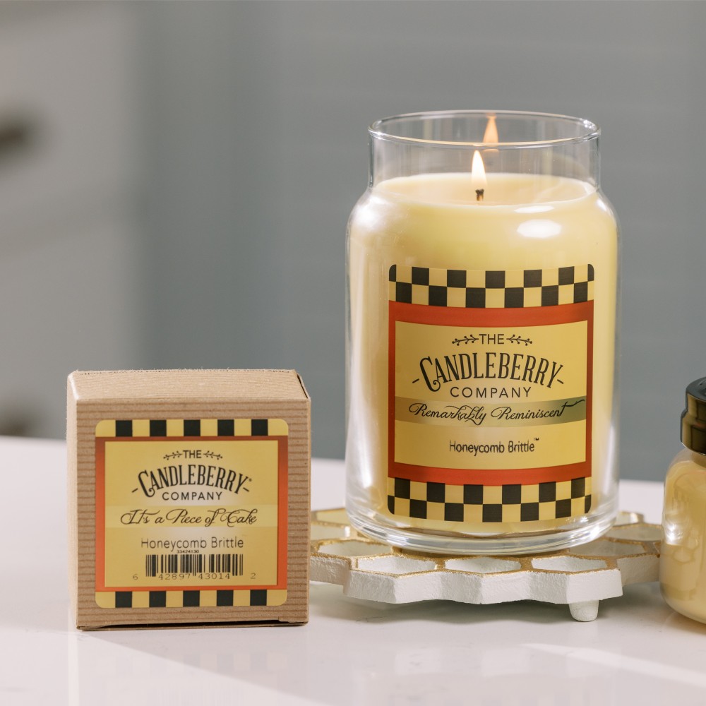 Honeycomb Brittle - Grosses Glas 623g von Candleberry