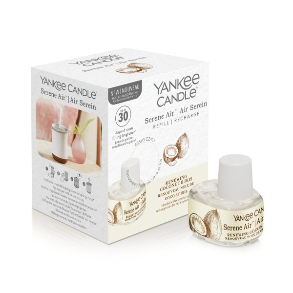 Serene Air Nachfüller - Renewing Coconut & Iris von Yankee Candle