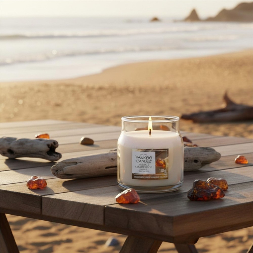 Amber & Sandalwood - Signature Jar S von Yankee Candle