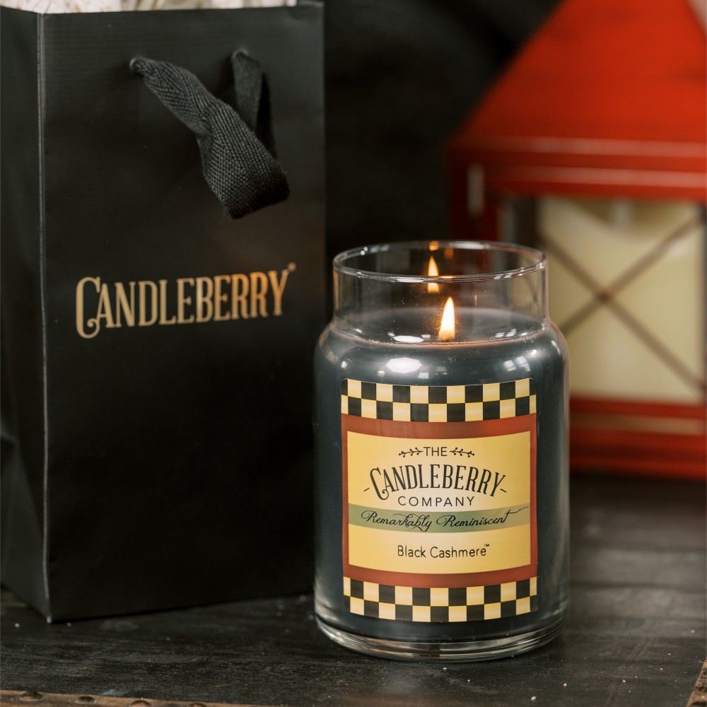 Black Cashmere - Grosses Glas 623g von Candleberry