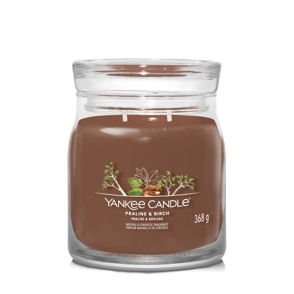 Praline & Birch - Signature  Jar M von Yankee Candle