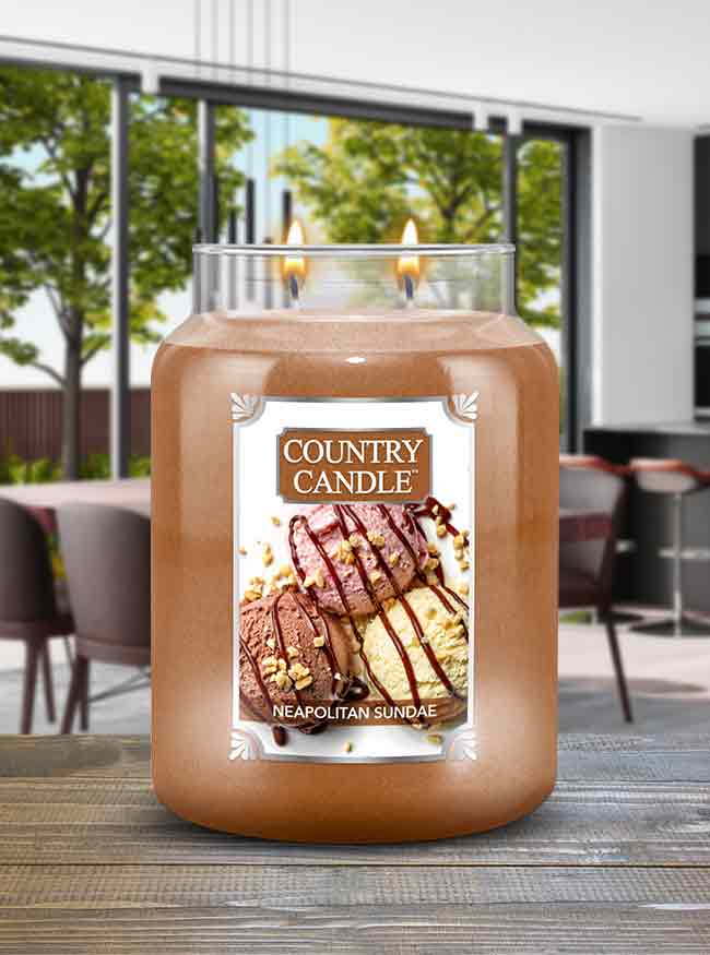 Neapolitan Sundae - Jar L von Country Candle