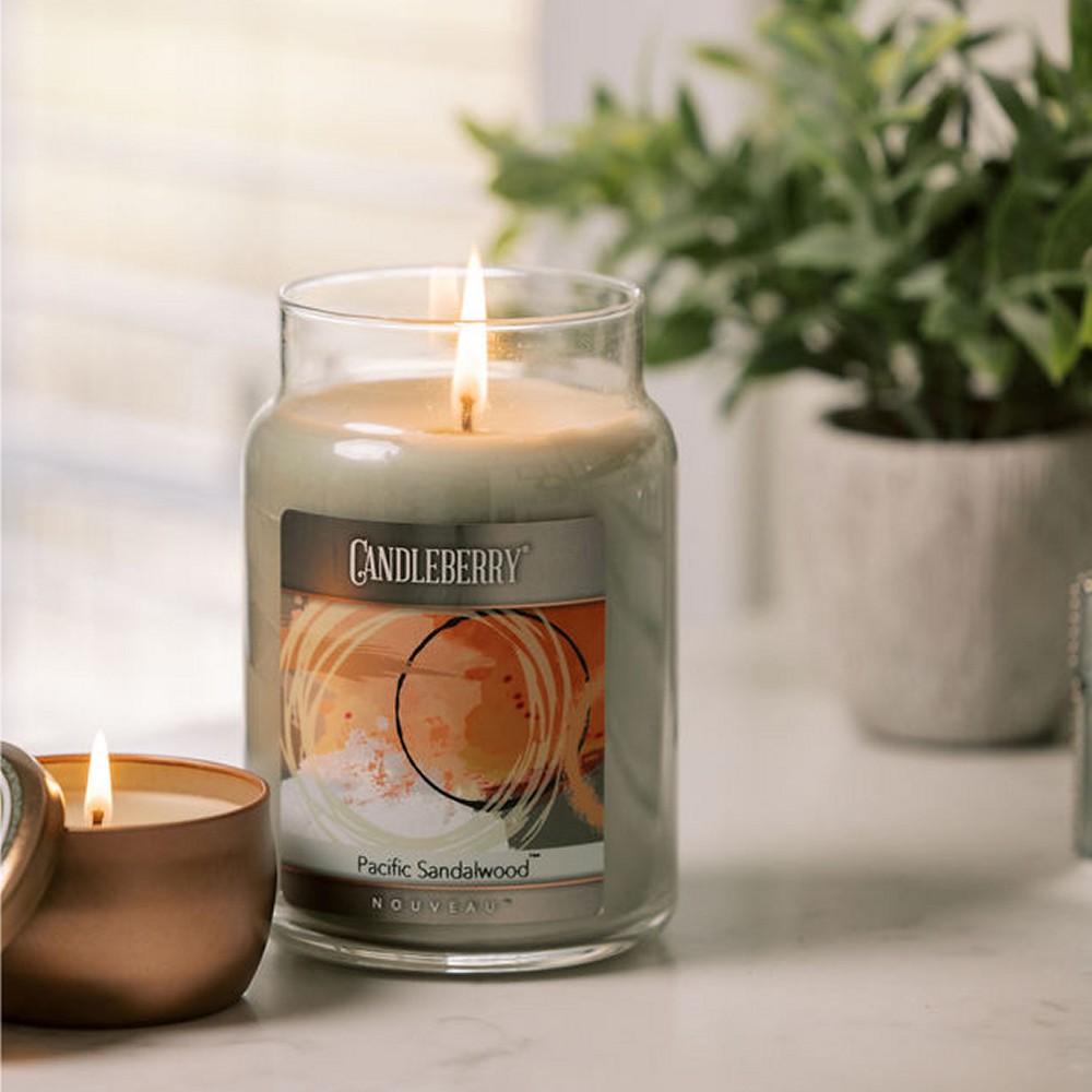 Pacific Sandalwood - Grosses Glas 623g von Candleberry
