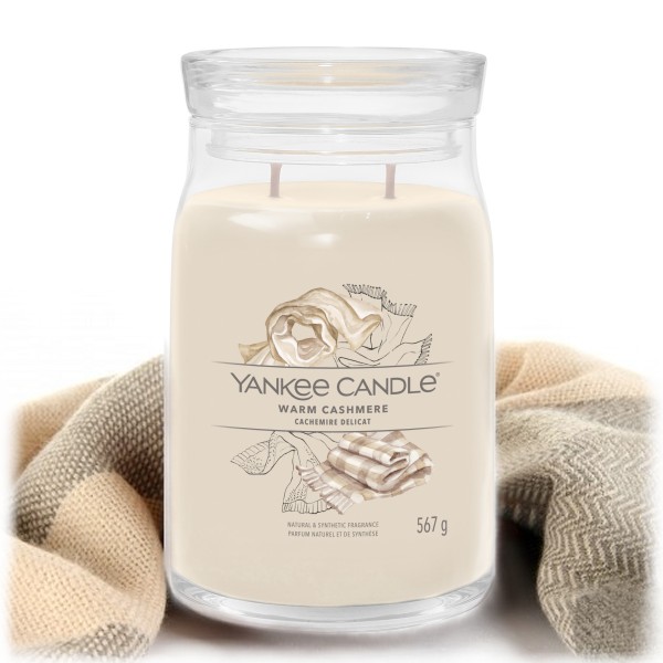 Warm Cashmere - Signature  Jar L von Yankee Candle