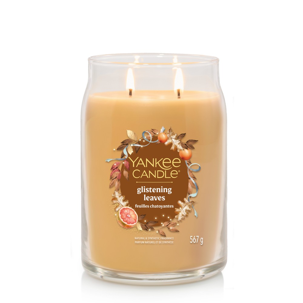 Glistening Leaves - Signature Jar L von Yankee Candle