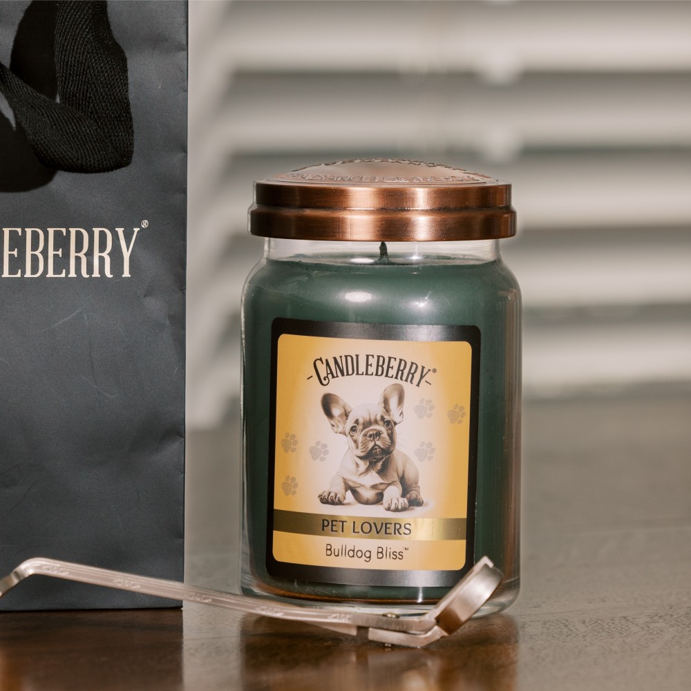 Bulldog Bliss - Grosses Glas 623g von Candleberry