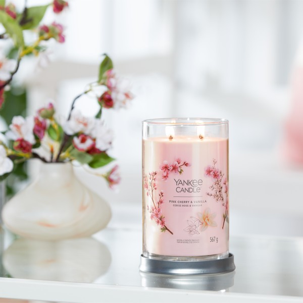 Pink Cherry & Vanilla - Signature  Tumbler L von Yankee Candle