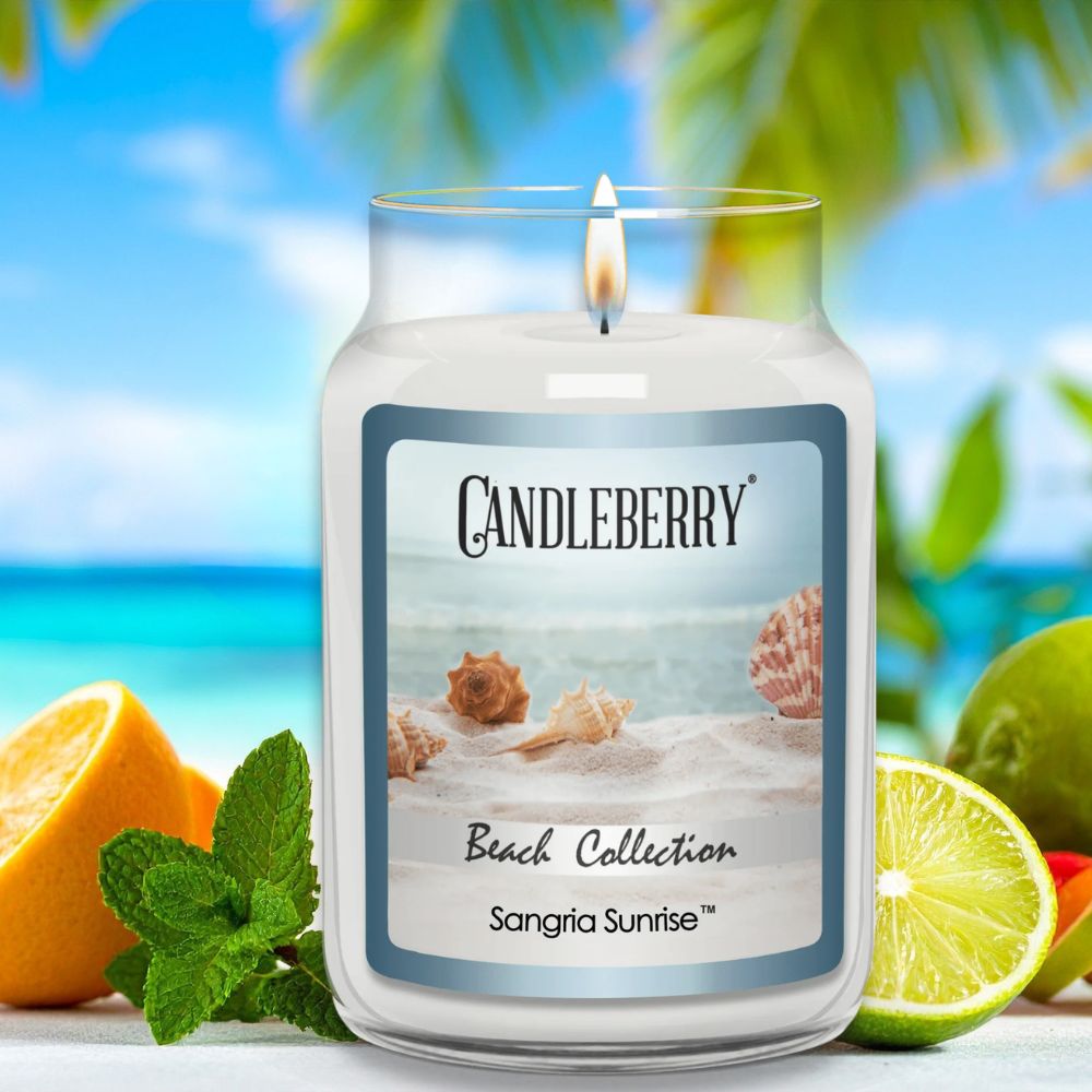 Sangria Sunrise - Grosses Glas 623g von Candleberry