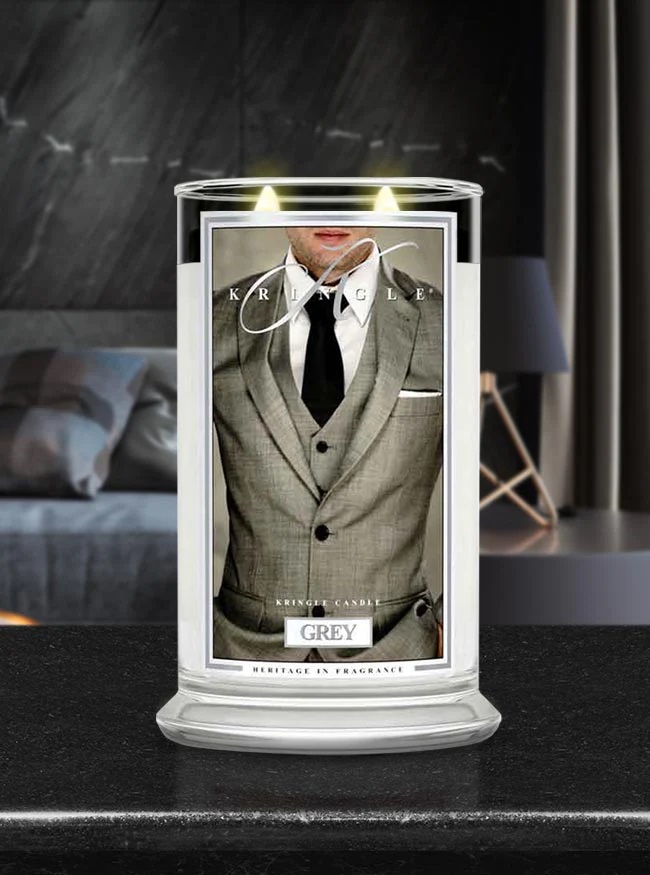 Grey - Jar L von Kringle Candle