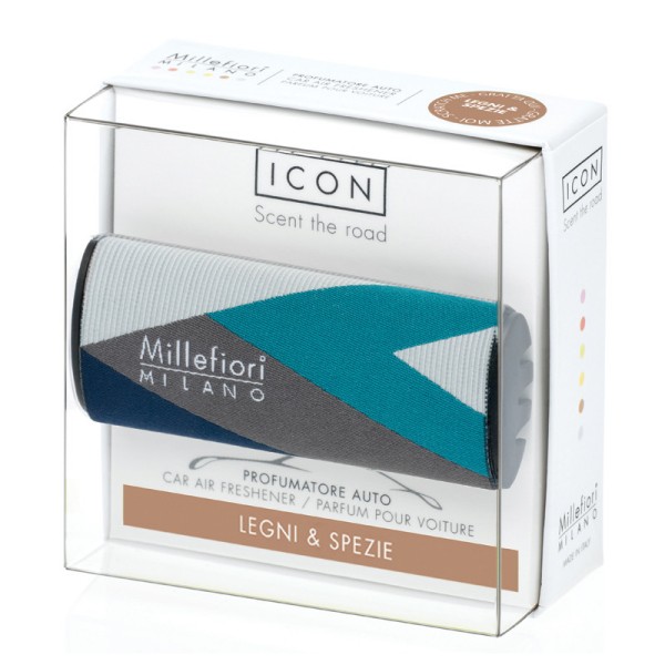 ICON Autoduft "Textile Geometric" - Legni & Spezie von Millefiori