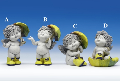 mit Regenschirm stony-grey H10-13cm von IGOR