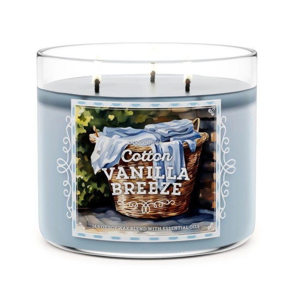 Cotton Vanilla Breeze - 3-Docht von Goose Creek