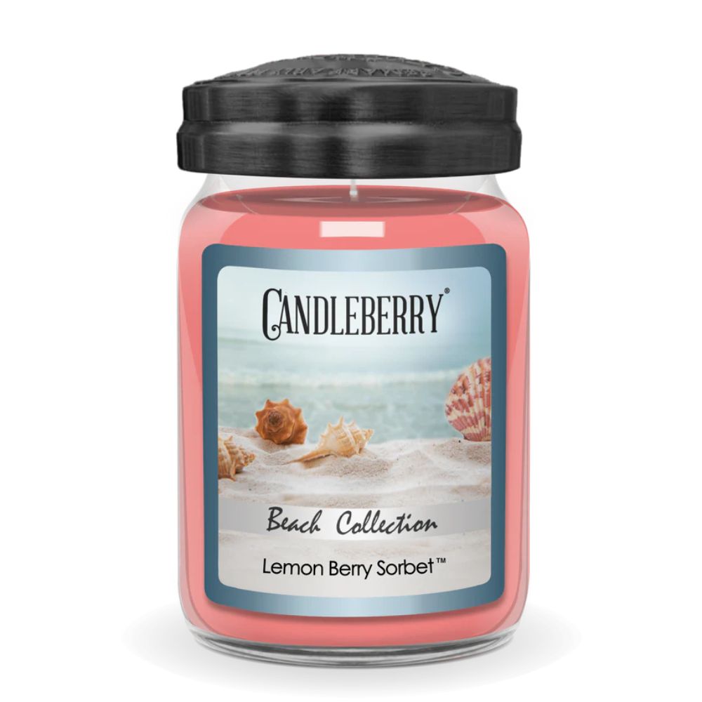 Lemon Berry Sorbet - Grosses Glas 623g von Candleberry
