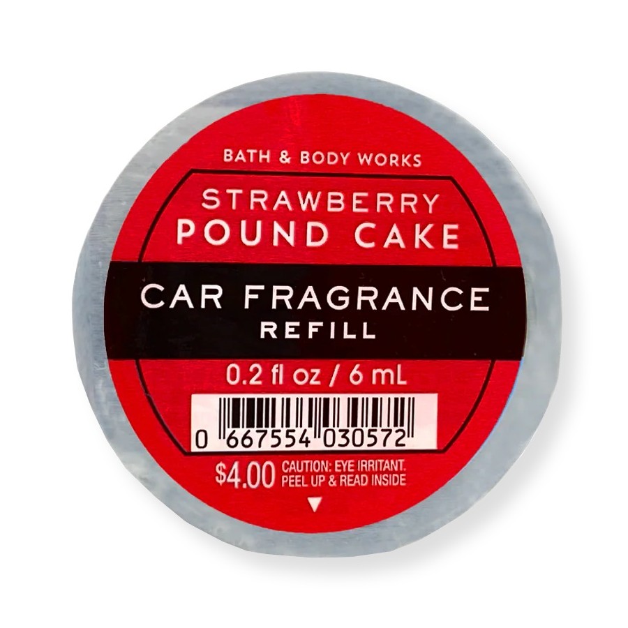 Autoduft Nachfüller - Strawberry Pound Cake - 6ml von Bath and Body Works