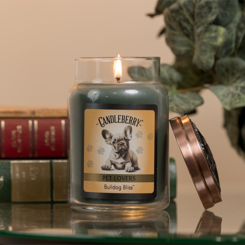 Bulldog Bliss - Grosses Glas 623g von Candleberry