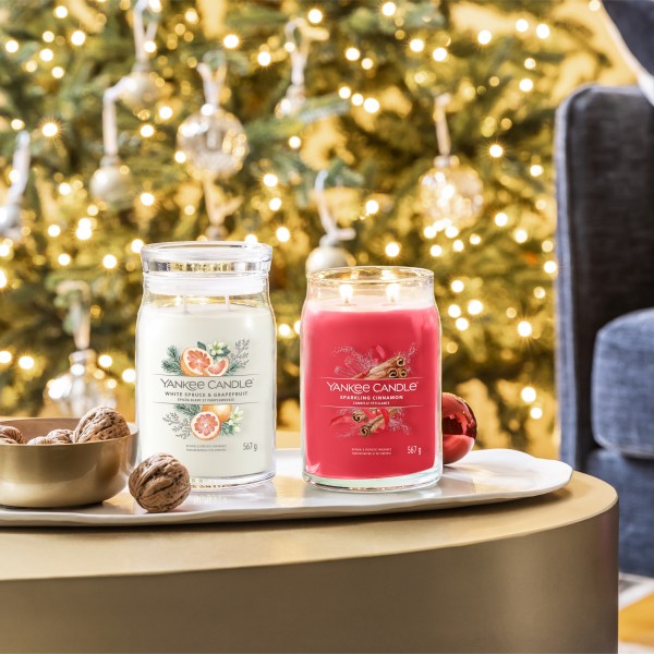 Sparkling Cinnamon - Signature  Jar L von Yankee Candle