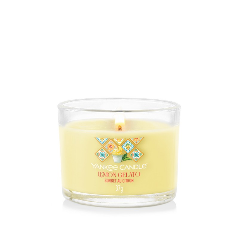 Lemon Gelato - Votivkerze im Glas - 3 Stück von Yankee Candle