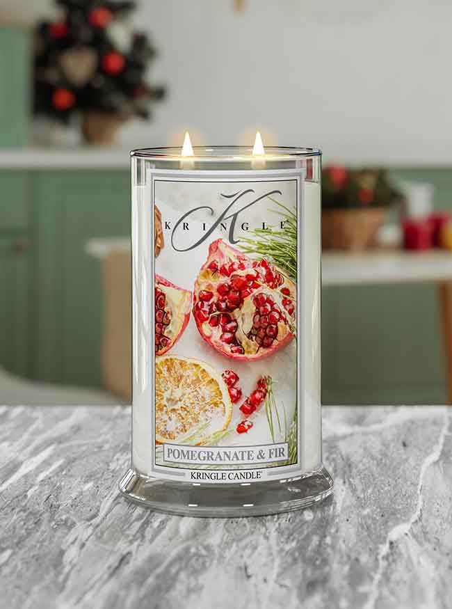 Pomegranate & Fir - Jar L von Kringle Candle