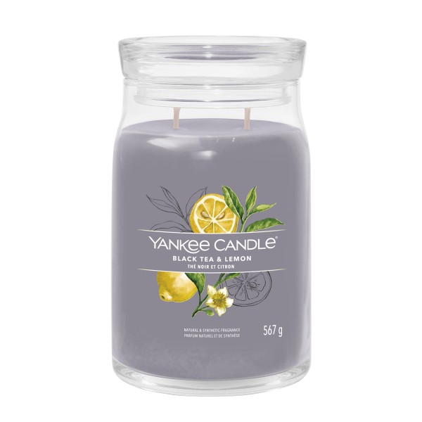 Black Tea & Lemon - Signature  Jar L von Yankee Candle