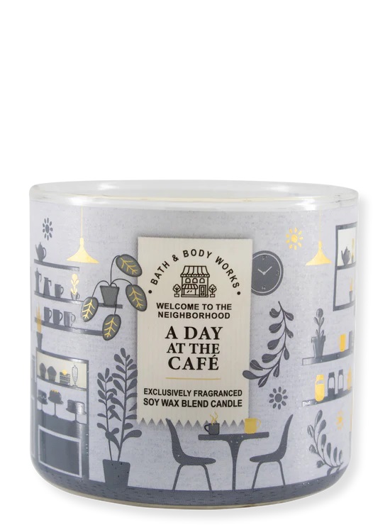 Kerze - A Day At The Café - 3-Docht 411g von Bath and Body Works