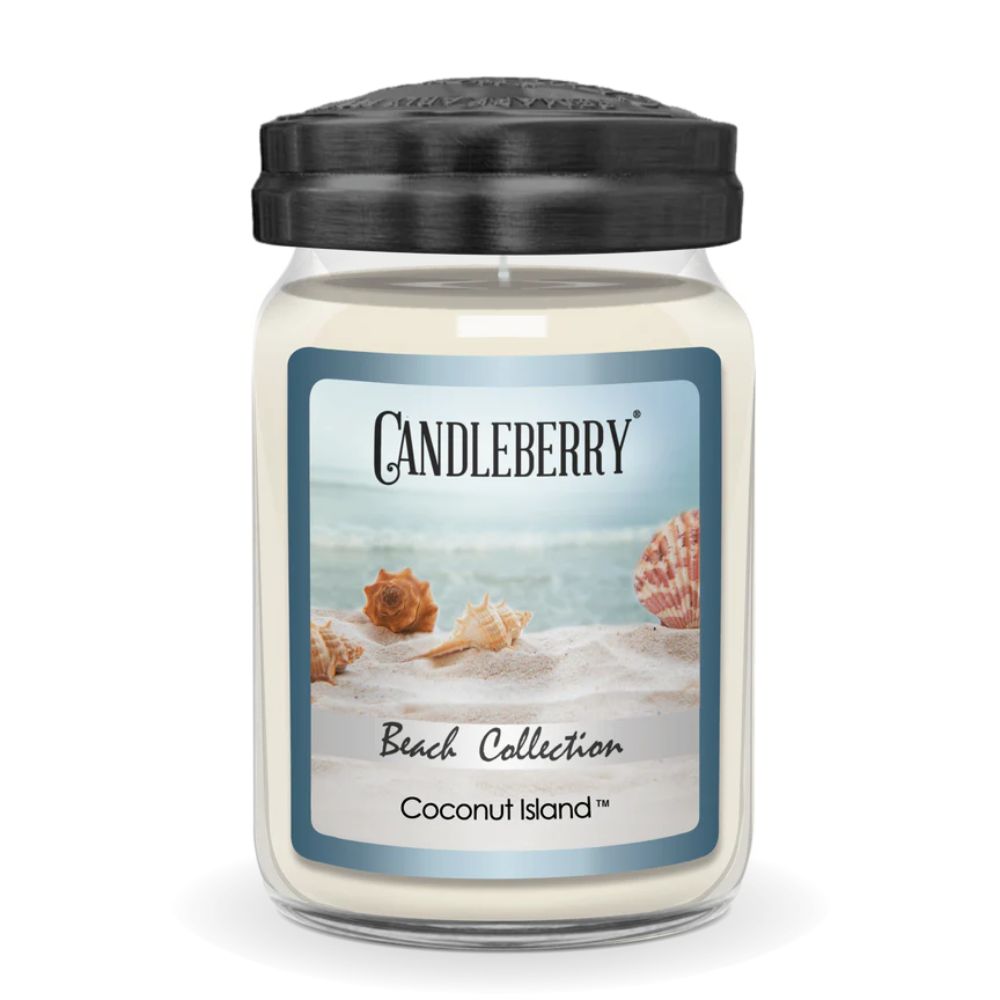 Coconut Island - Grosses Glas 623g von Candleberry