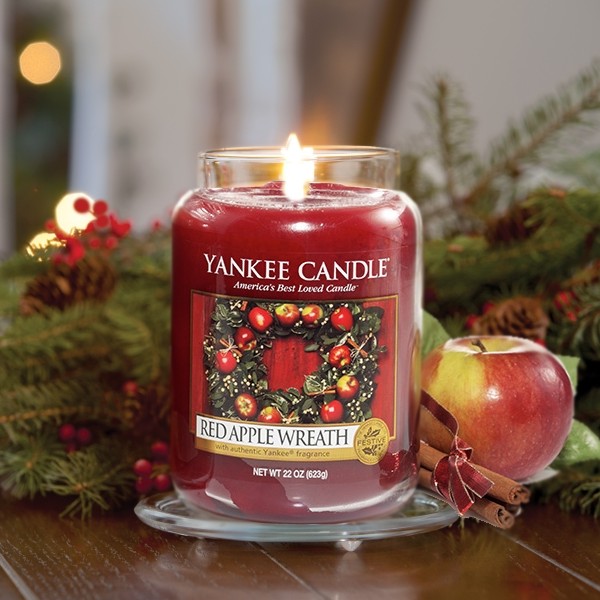 Red Apple Wreath - 104g von Yankee Candle