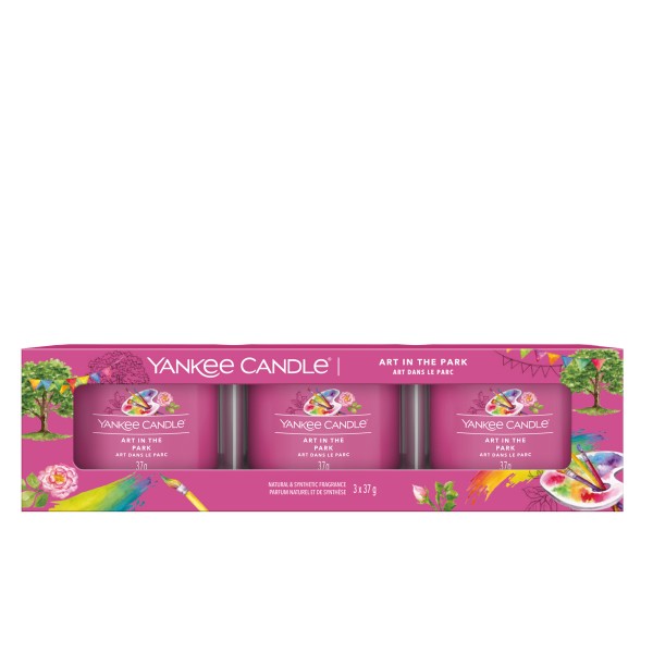 Art in the Park - 3 Votivkerzen im Glas von Yankee Candle