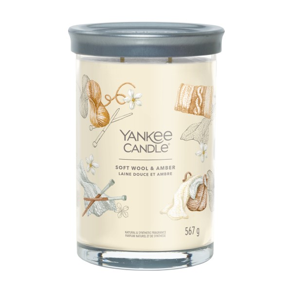 Soft Wool & Amber - Signature  Tumbler L von Yankee Candle