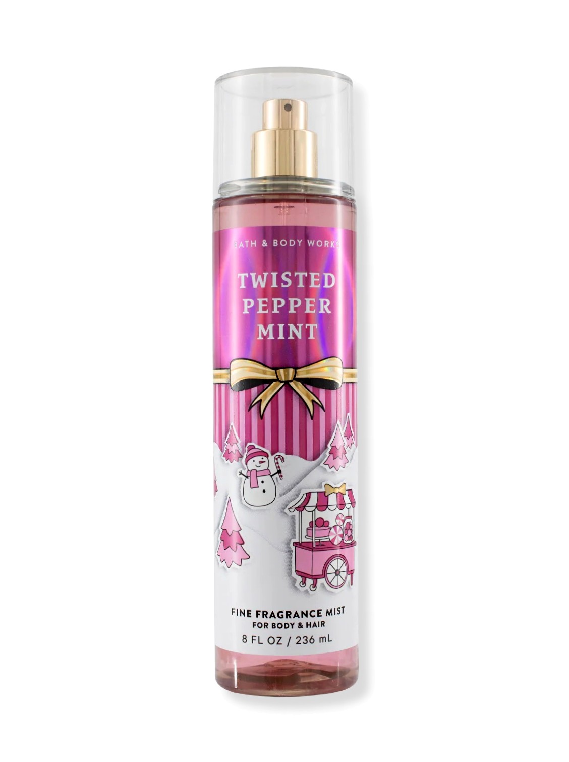 Body Spray - Twisted Peppermint - 236ml von Bath and Body Works