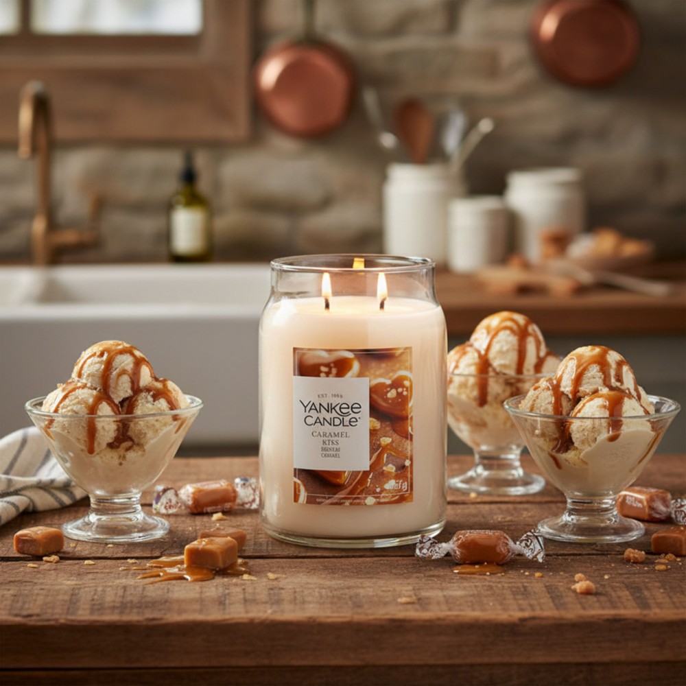 Caramel Kiss - Signature Jar L von Yankee Candle