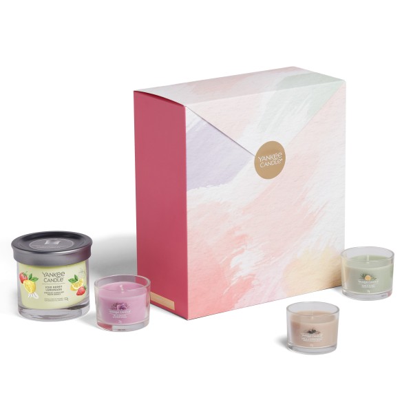 Geschenkset Art in the Park - Tumbler und 3 Glasvotivkerzen von Yankee Candle