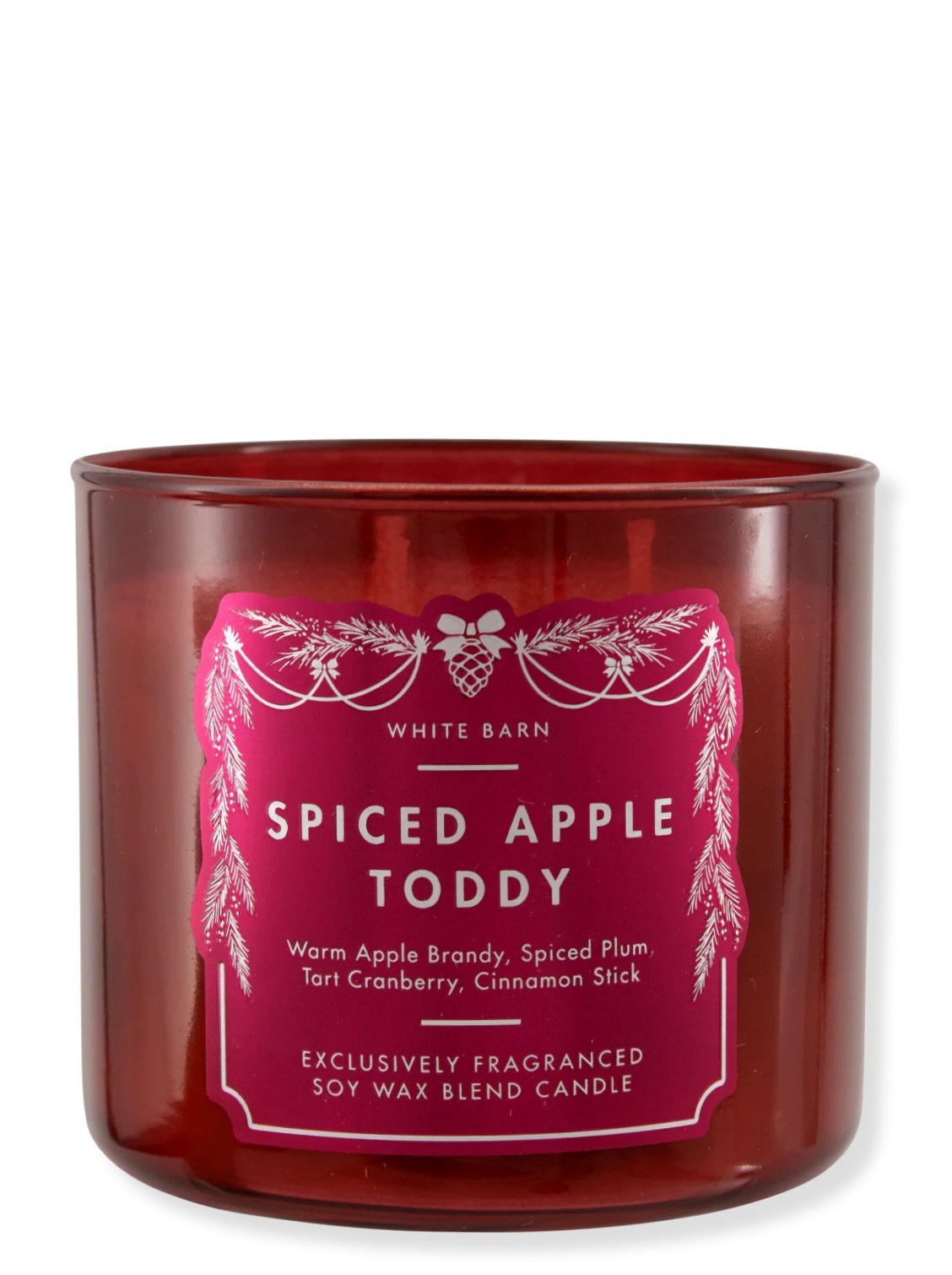 Kerze - Spiced Apple Toddy - 3-Docht 411g von Bath and Body Works