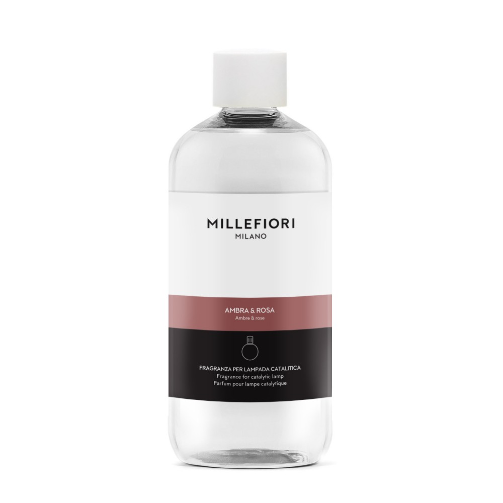 Refill für katalytische Lampe 500ml - Ambra & Rosa von Millefiori