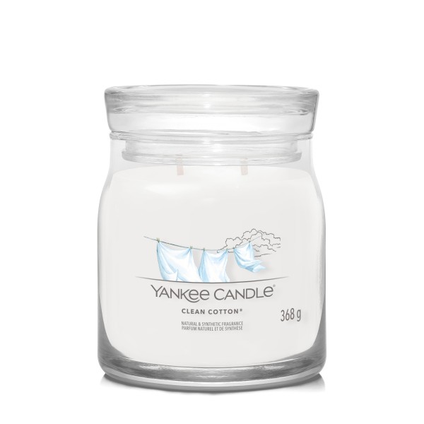 Clean Cotton - Signature  Jar M von Yankee Candle