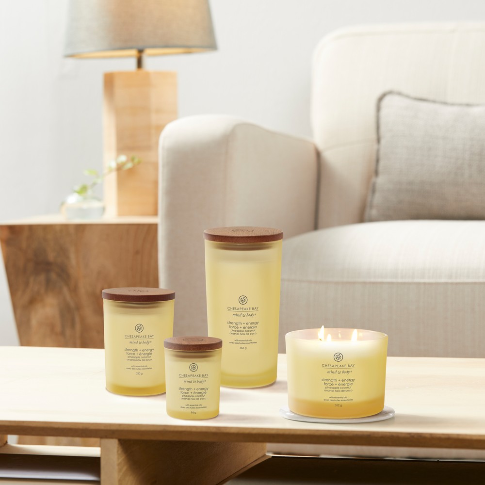 Strength & Energy (Pineapple Coconut) - Tumbler 3-Docht von Chesapeake Bay