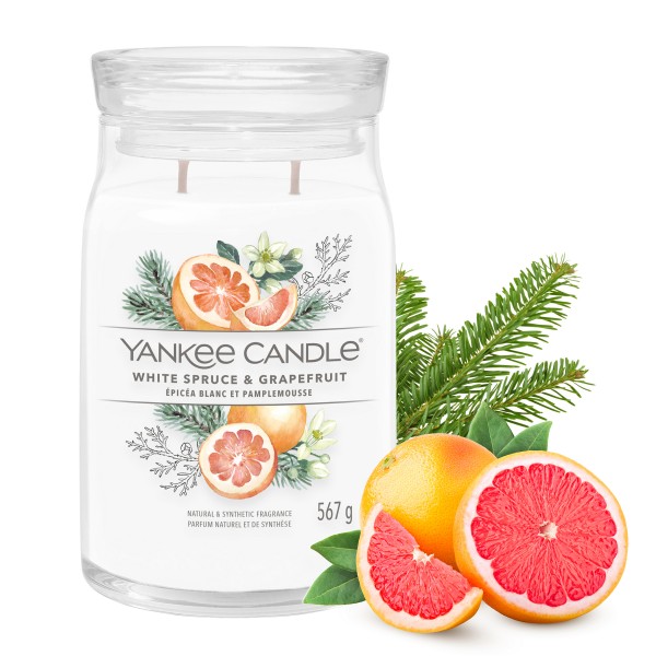 White Spruce & Grapefruit - Signature  Jar L von Yankee Candle