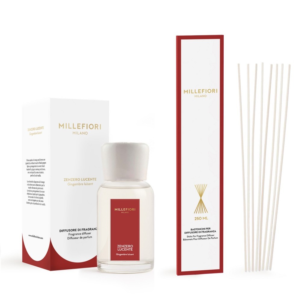 Milano - Zenzero Lucente - Stick Diffuser 250ml von Millefiori