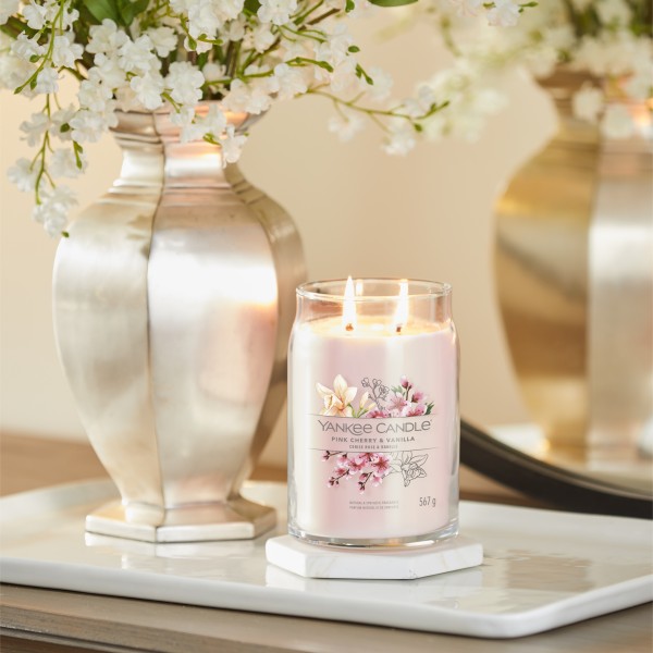 Pink Cherry & Vanilla - Signature  Jar L von Yankee Candle