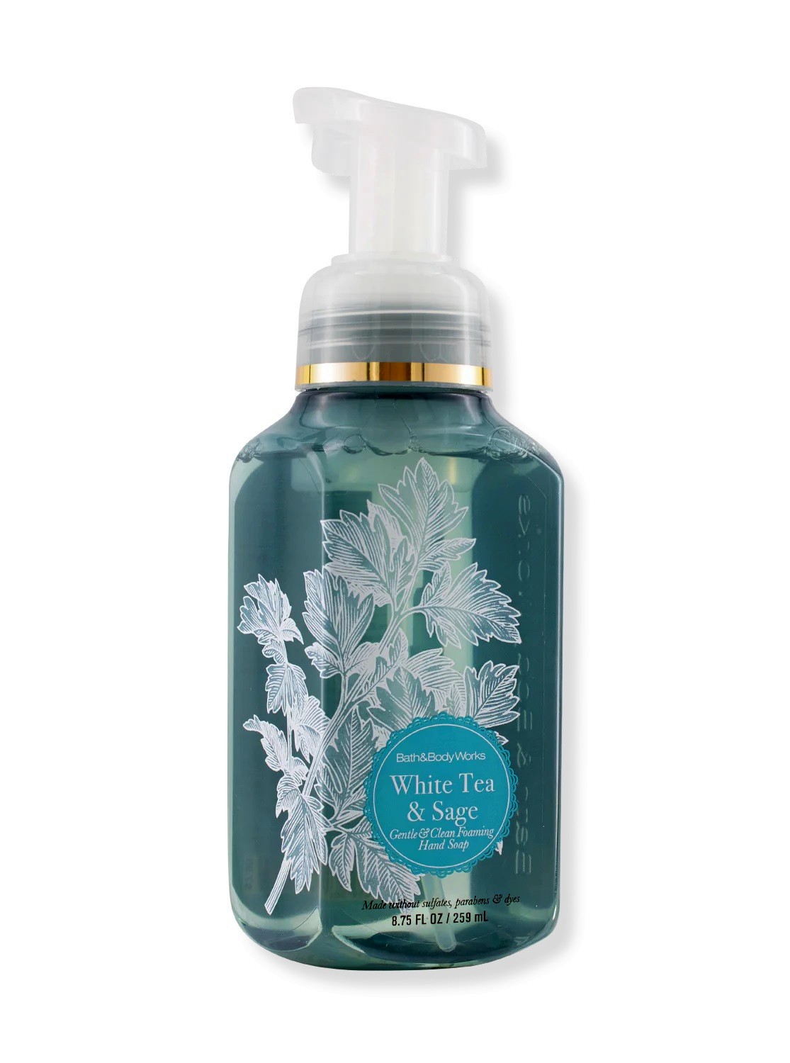 Schaumseife - White Tea & Sage - 259ml von Bath and Body Works