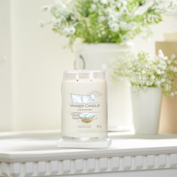 Clean Cotton - Signature  Jar L von Yankee Candle