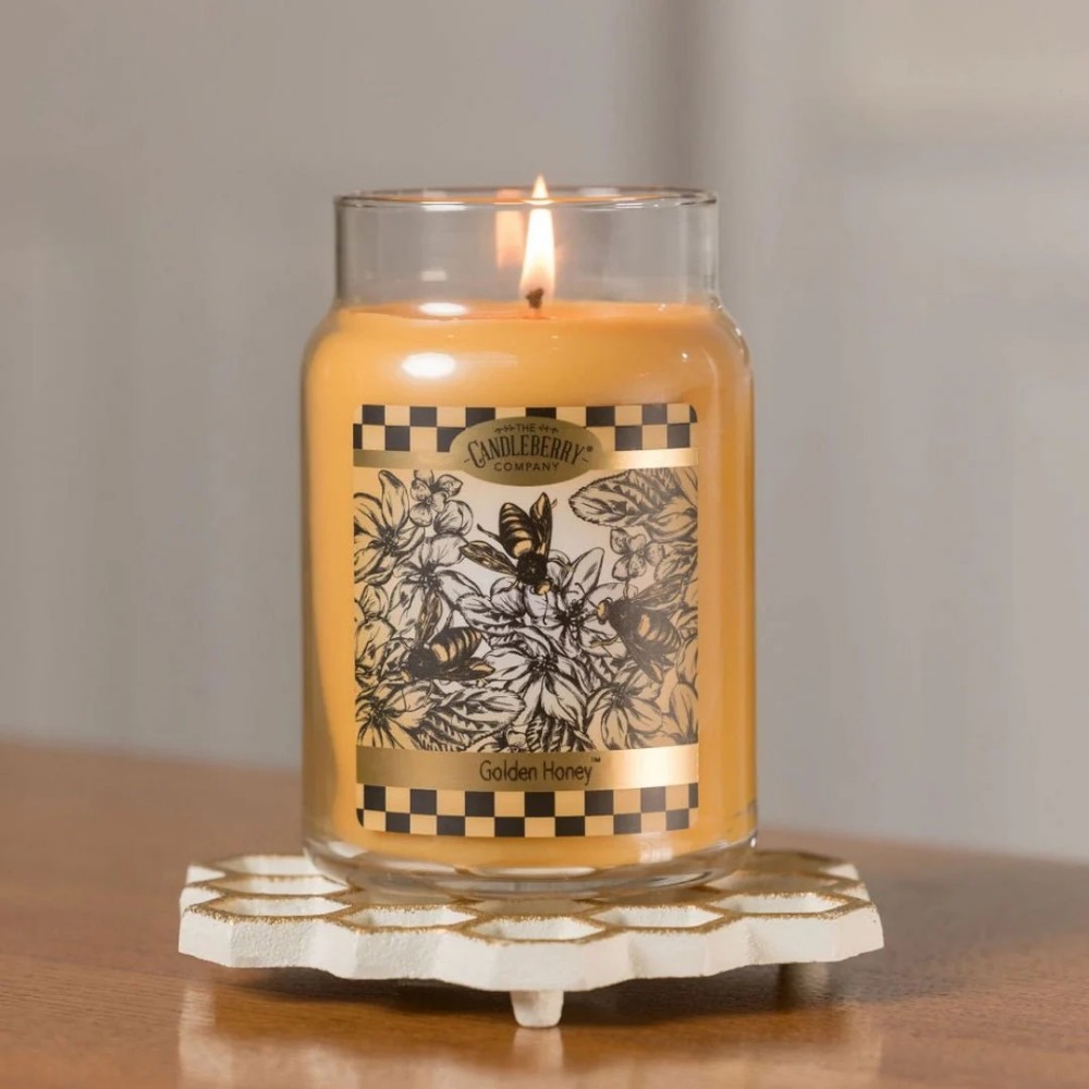Golden Honey - Grosses Glas 623g von Candleberry