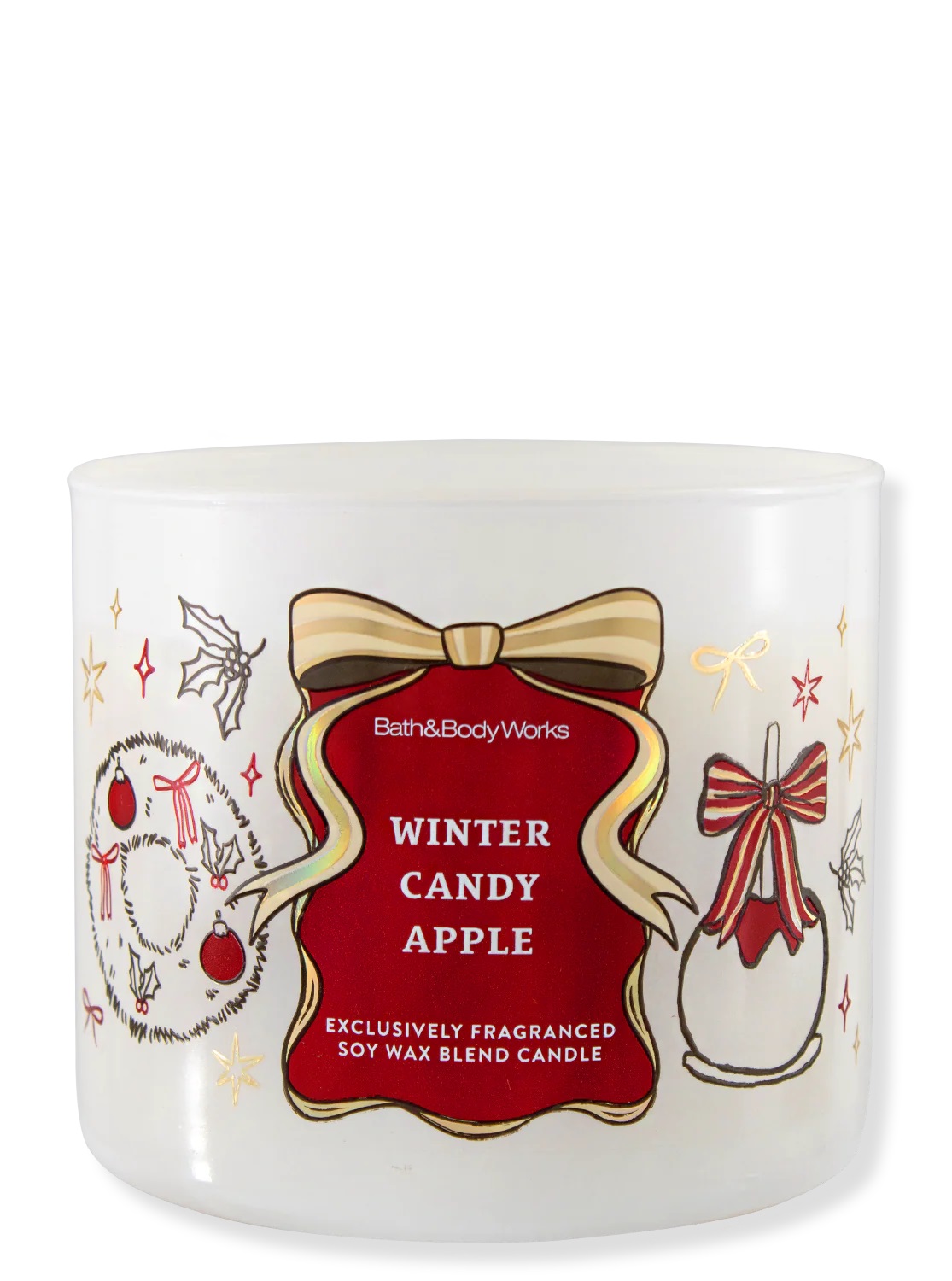Kerze - Winter Candy Apple - 3-Docht 411g von Bath and Body Works