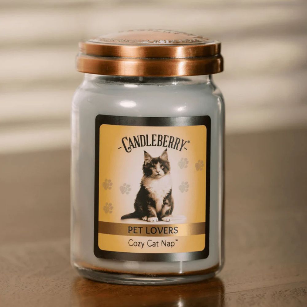 Cozy Cat Nap - Grosses Glas 623g von Candleberry