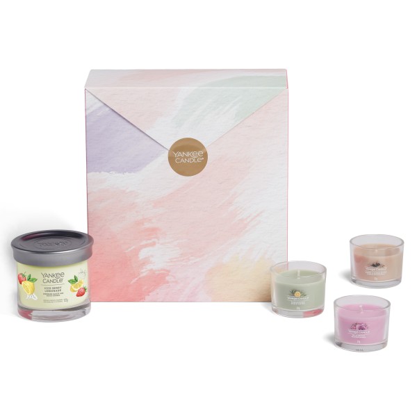 Geschenkset Art in the Park - Tumbler und 3 Glasvotivkerzen von Yankee Candle