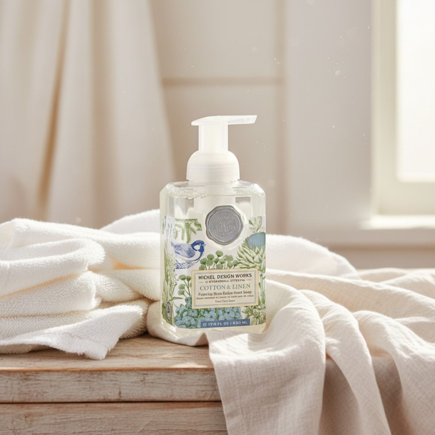 Schaumseife - Cotton & Linen - 530ml von Michel Design Works