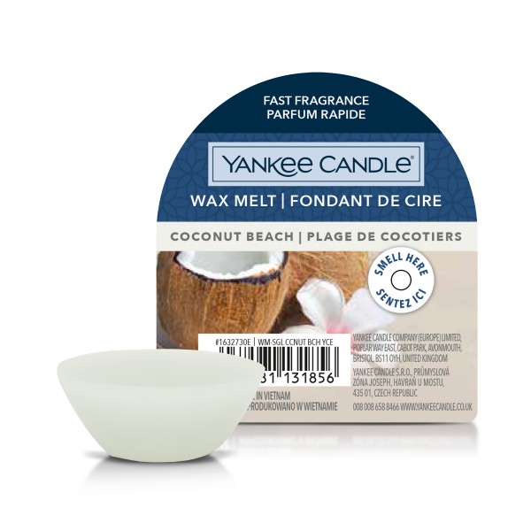 Wax Melts - Coconut Beach - 3 Stück von Yankee Candle