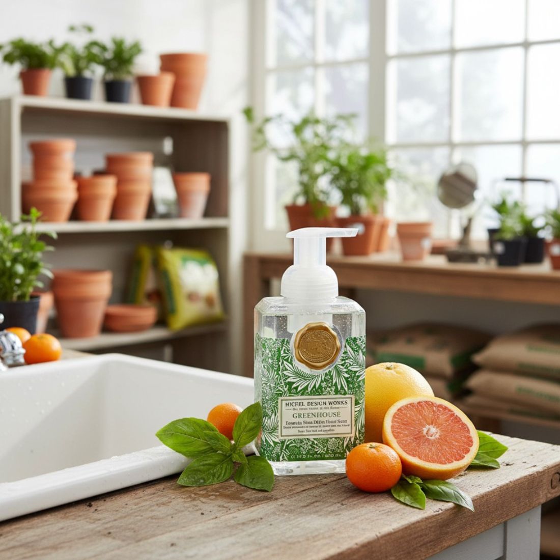 Schaumseife - Greenhouse - 530ml von Michel Design Works