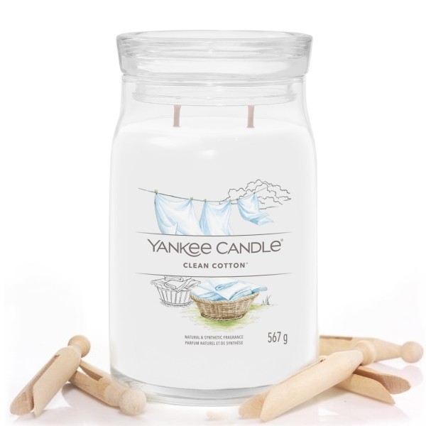 Clean Cotton - Signature  Jar L von Yankee Candle