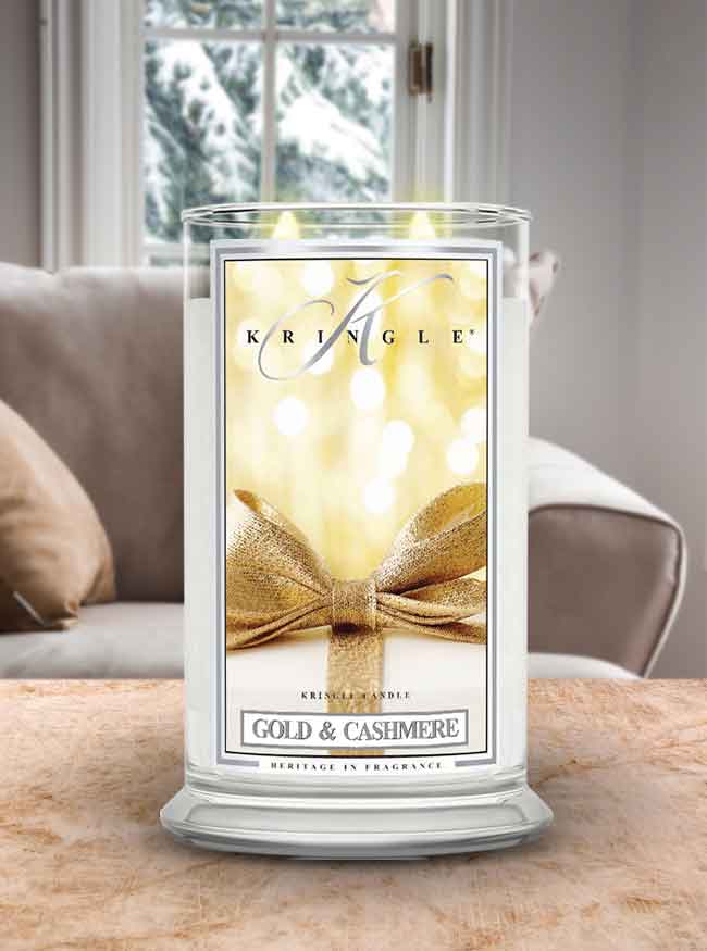 Gold & Cashmere - Jar L von Kringle Candle