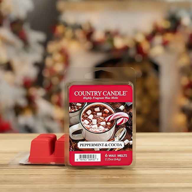 WaxMelt - Peppermint & Cocoa von Country Candle